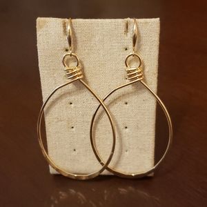 Large Oval Hoops